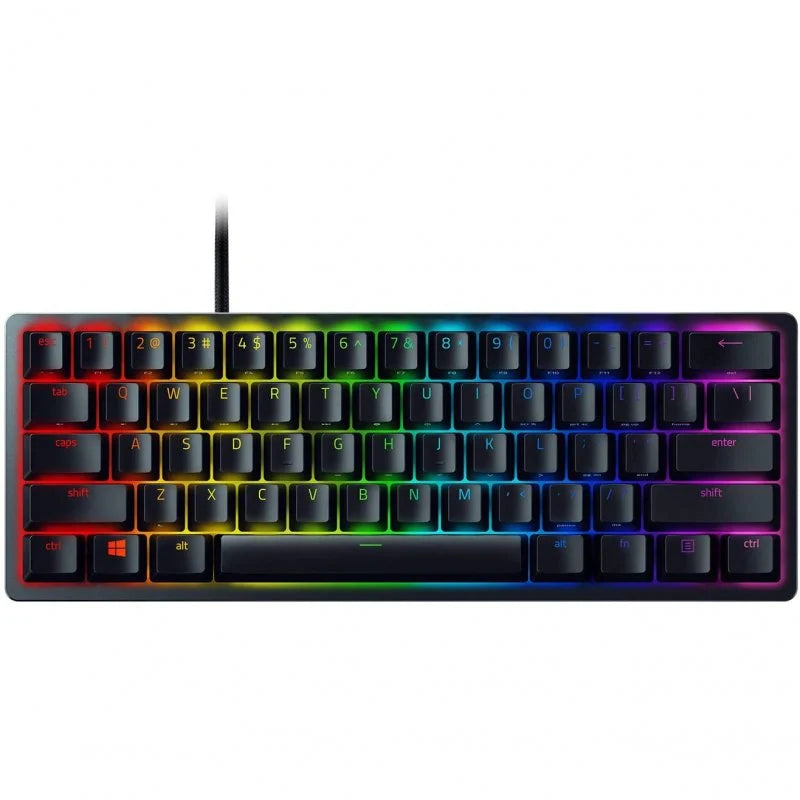 Razer Huntsman Mini, teclado para juegos 60% - Interruptores ópticos lineales - Iluminación RGB Chroma