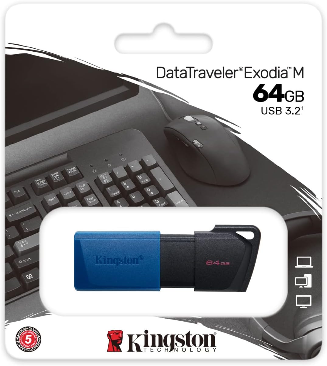 Memoria USB Kingston DataTraveler Exodia  3.2 Gen 1 DTXM/64GB