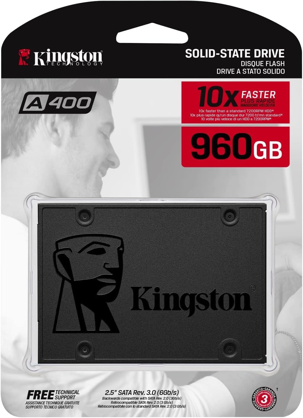 Disco Kingston SSD A400 960GB