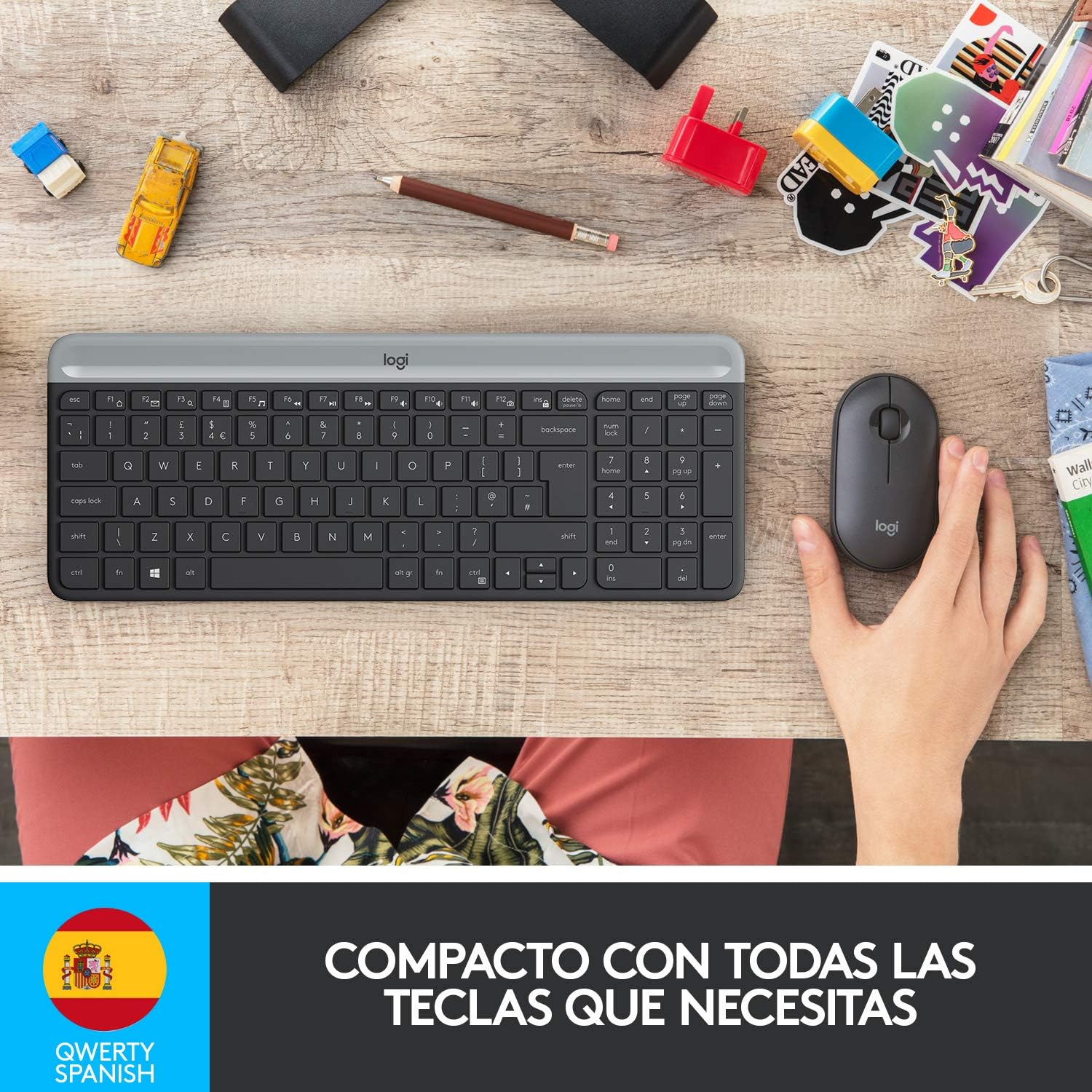 Combo Teclado y Mouse Logitech MK470 Inalámbricos