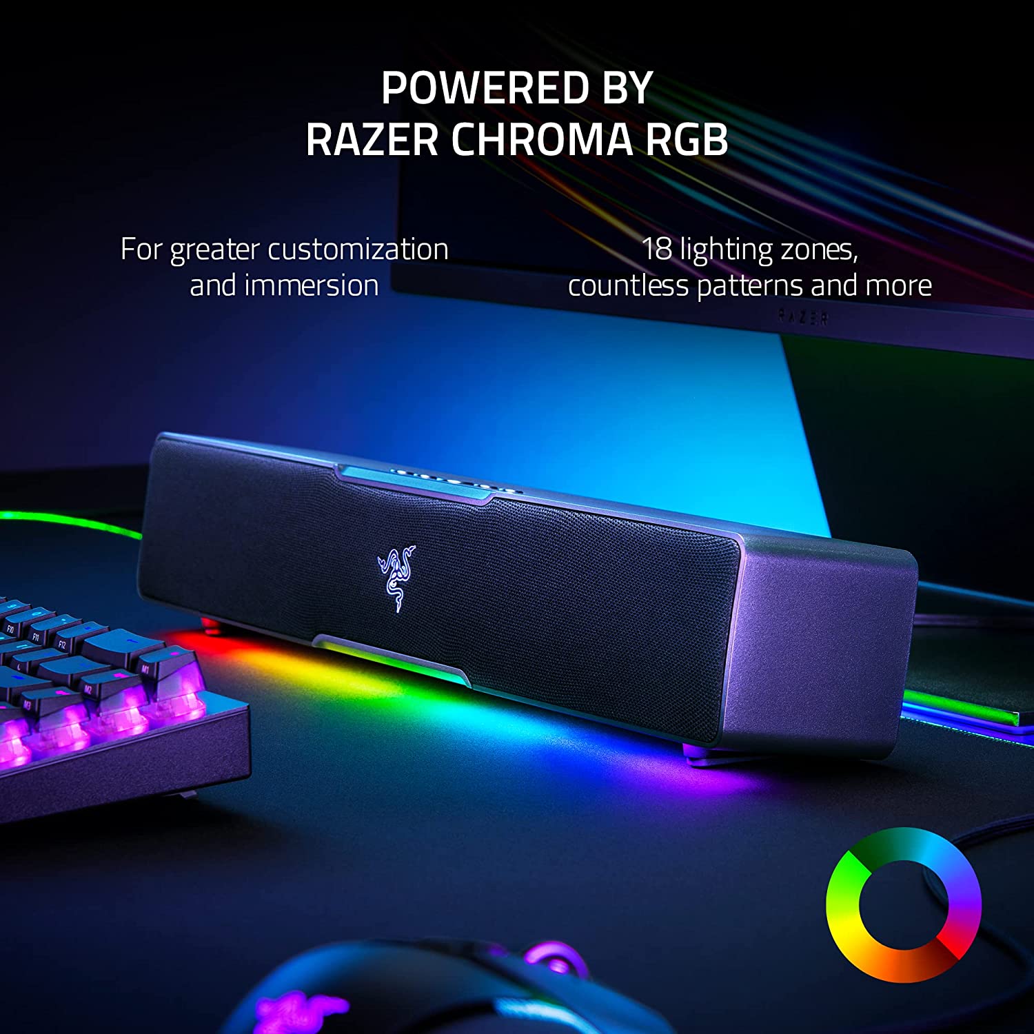 Bocina Razer Leviathan V2 X: Barra de sonido