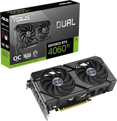 Tarjeta Gráfica ASUS Dual GeForce RTX™ 4060 Ti EVO OC Edition 16GB GDDR6