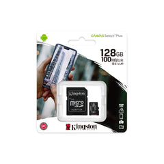 Kingston 128GB micSDXC Canvas Select Plus 100R A1 C10 MicroSD