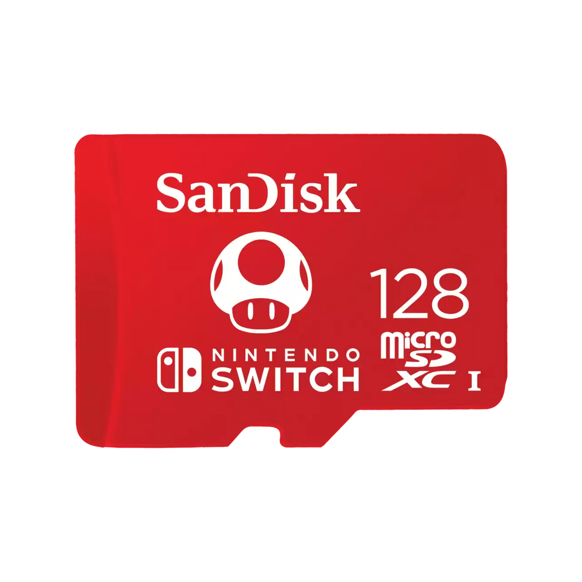 SanDisk Tarjeta microSDXC de 128 GB, con licencia para Nintendo Switch