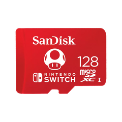 SanDisk Tarjeta microSDXC de 128 GB, con licencia para Nintendo Switch