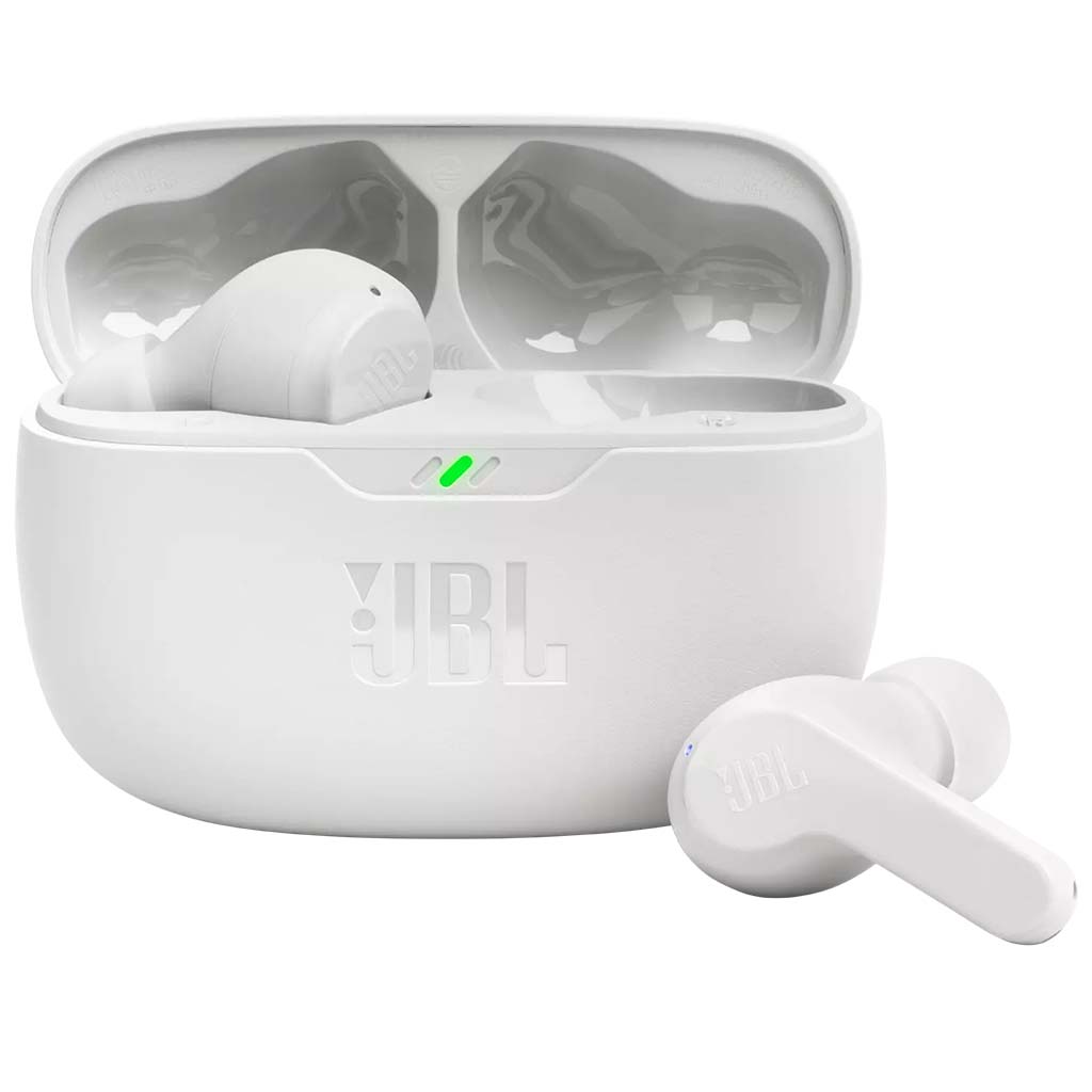 Audífonos Inalámbricos JBL Vibe Beam - Blanco