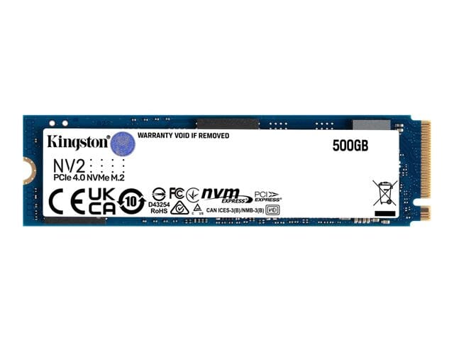 Disco Kingston NV2 500GB SSD PCIe 4.0 NVMe Gen 4x4