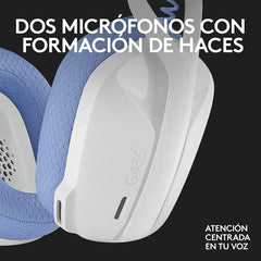 Headset Gaming  Inalambrico Logitech G435  LIGHTSPEED Blanco